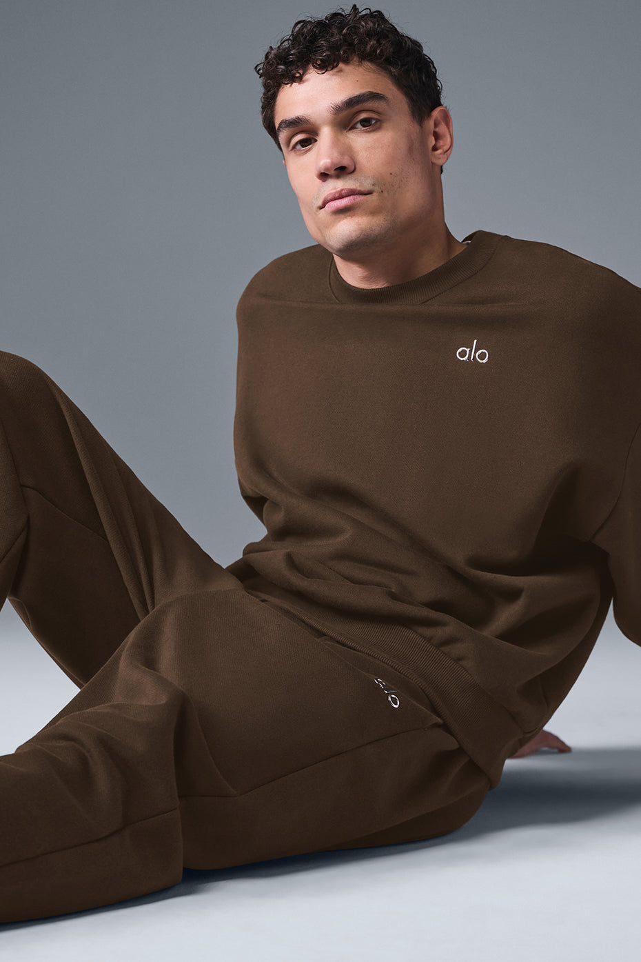 Accolade Crew Neck Pullover - Espresso — photo 5
