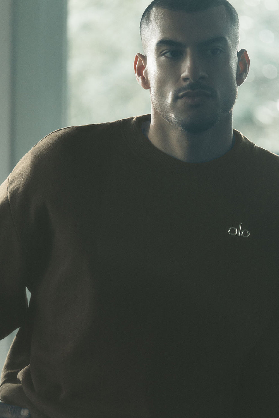 Accolade Crew Neck Pullover - Espresso — photo 1