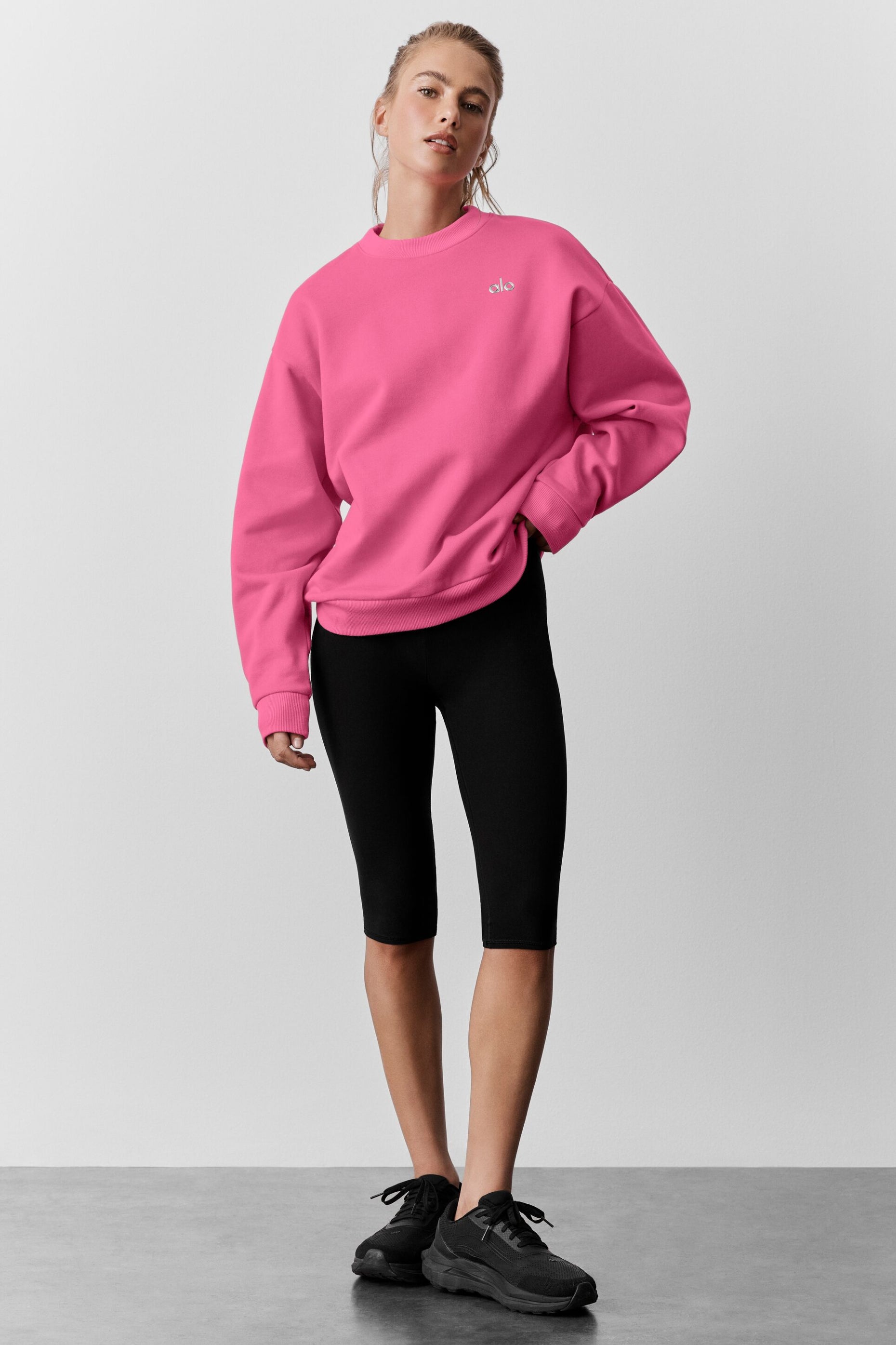 Accolade Crew Neck Pullover - Paradise Pink — photo 6