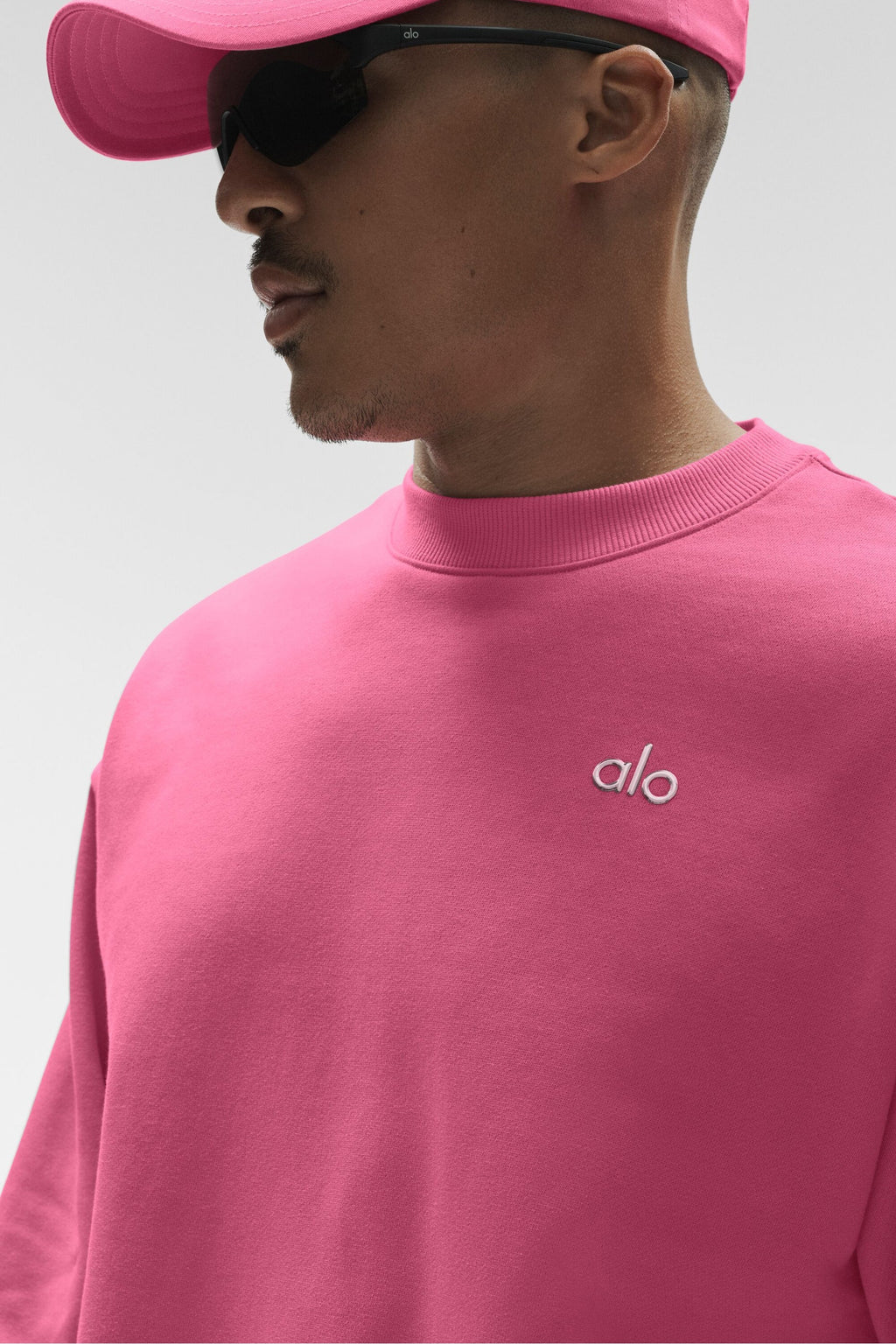 Accolade Crew Neck Pullover - Paradise Pink — photo 3