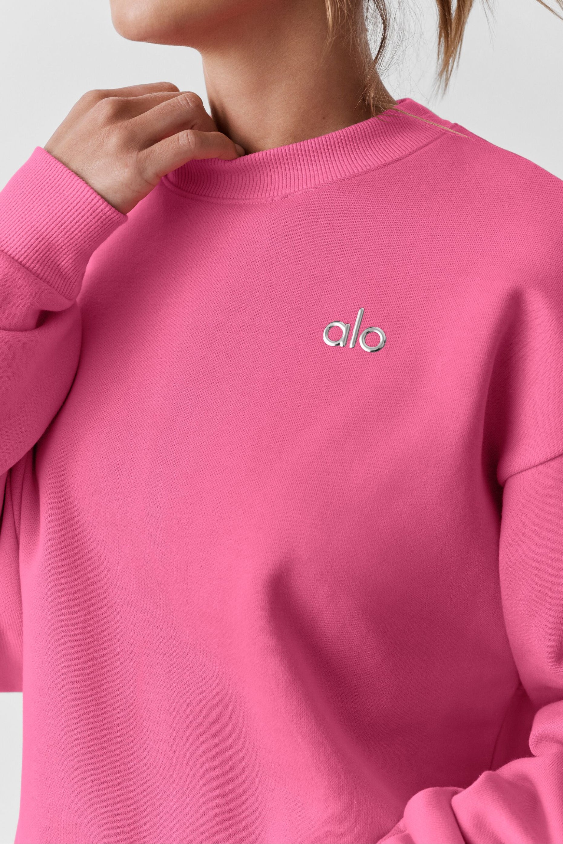 Accolade Crew Neck Pullover - Paradise Pink — photo 4