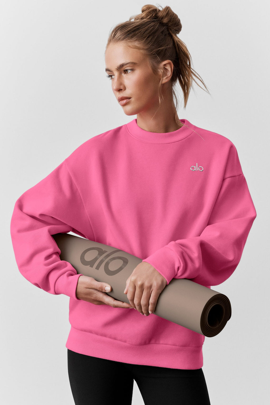 Accolade Crew Neck Pullover - Paradise Pink — photo 5