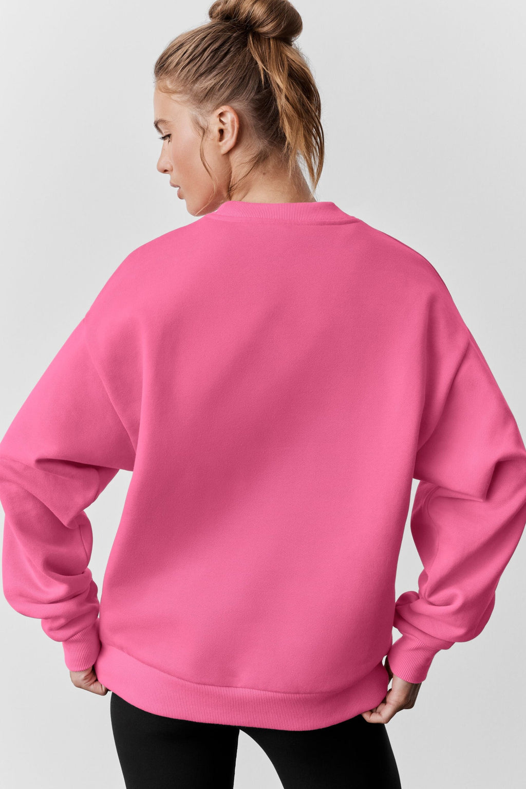 Accolade Crew Neck Pullover - Paradise Pink — photo 2