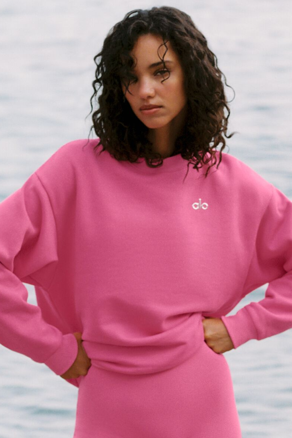 Accolade Crew Neck Pullover - Paradise Pink — photo 1
