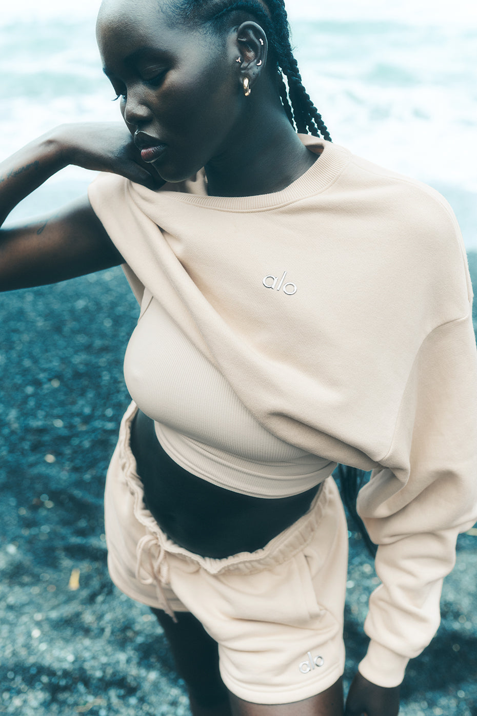 Accolade Crew Neck Pullover - Macadamia — photo 1
