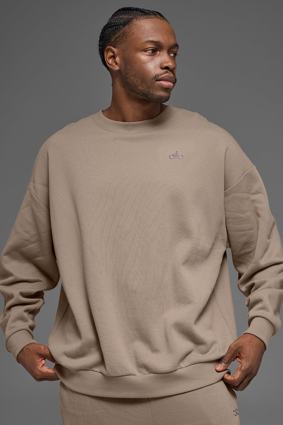 Accolade Crew Neck Pullover - Gravel — photo 1