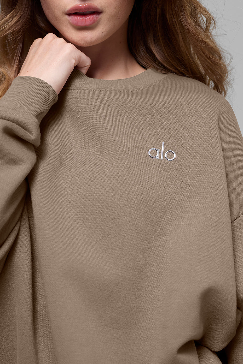 Accolade Crew Neck Pullover - Gravel — photo 6