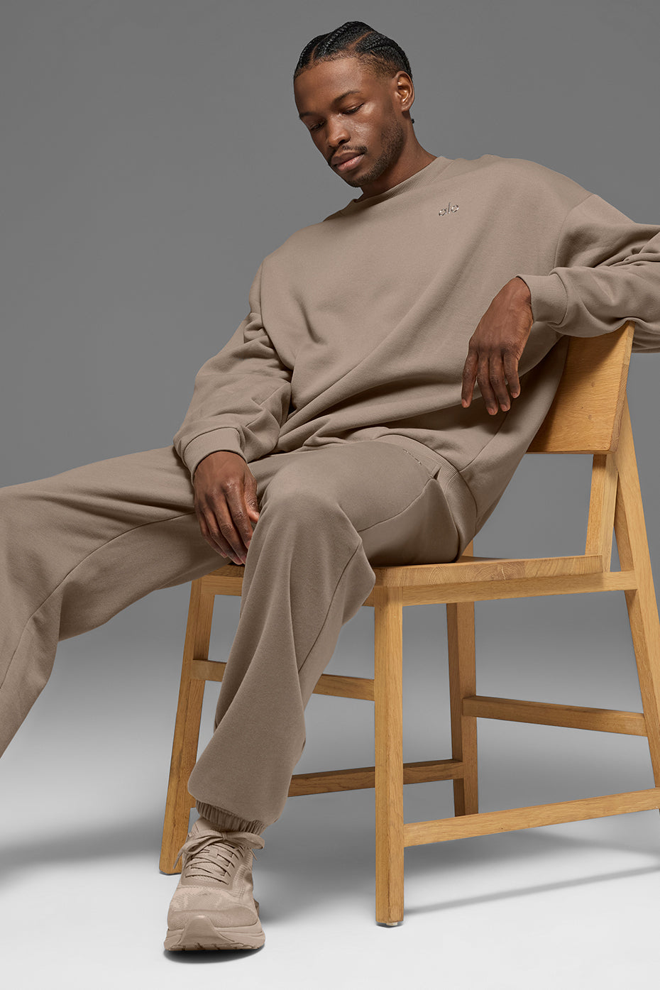 Accolade Crew Neck Pullover - Gravel — photo 5