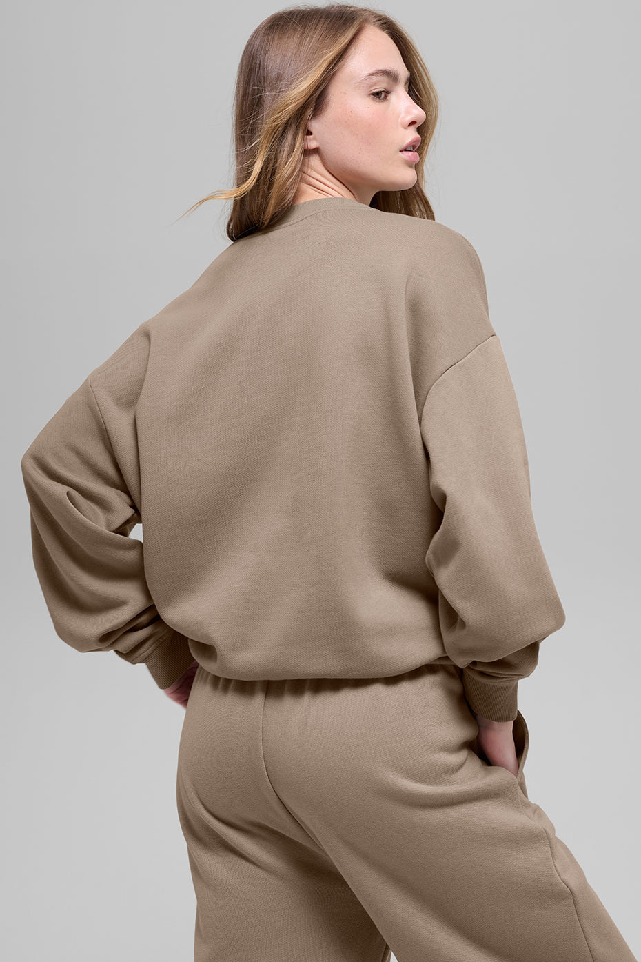 Accolade Crew Neck Pullover - Gravel — photo 2