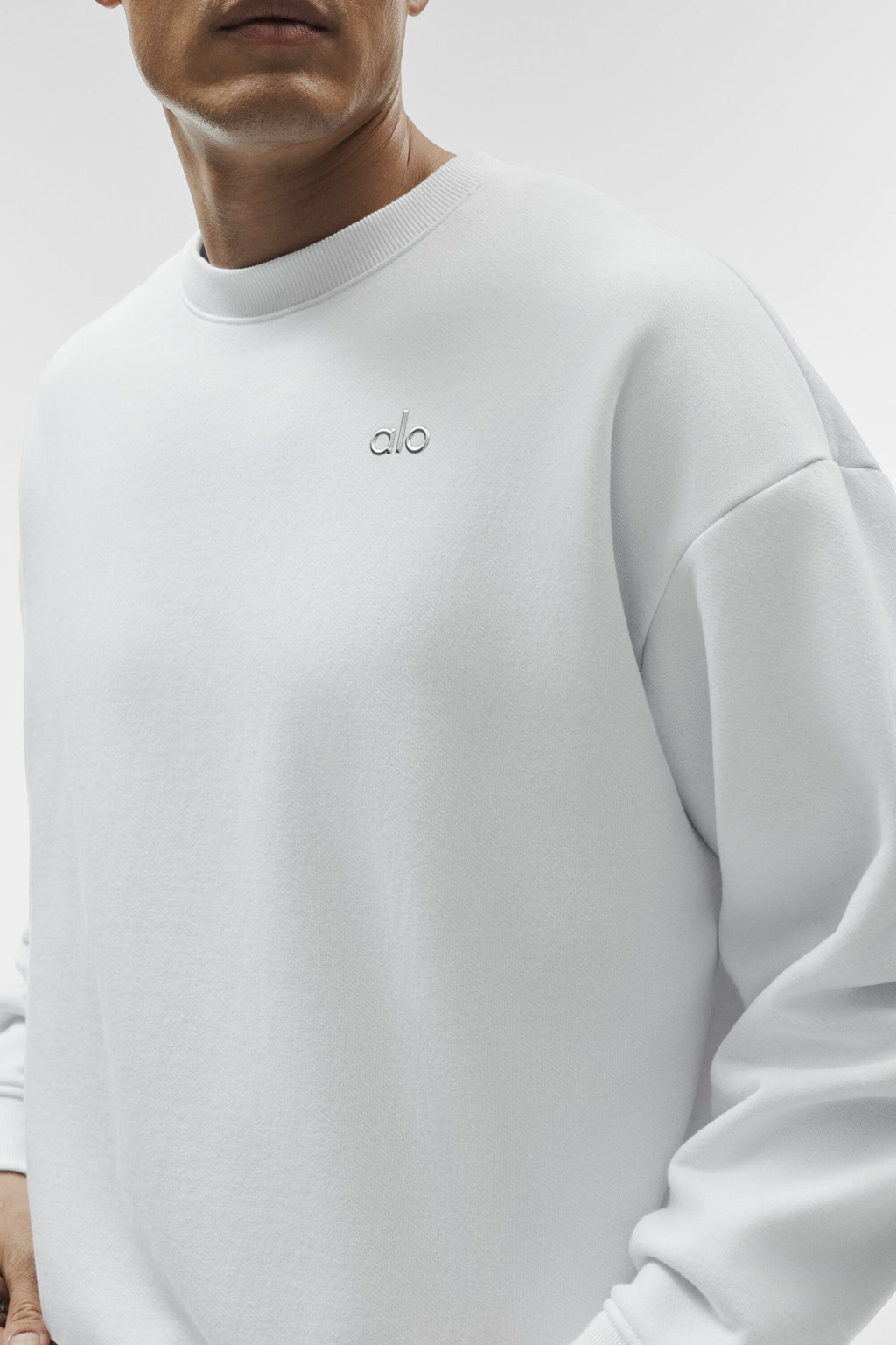 Accolade Crew Neck Pullover - White — photo 4
