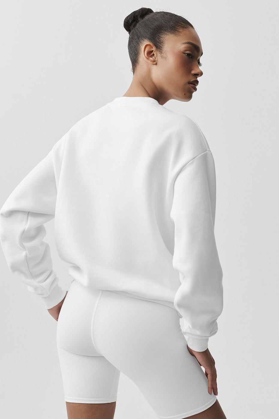 Accolade Crew Neck Pullover - White — photo 2