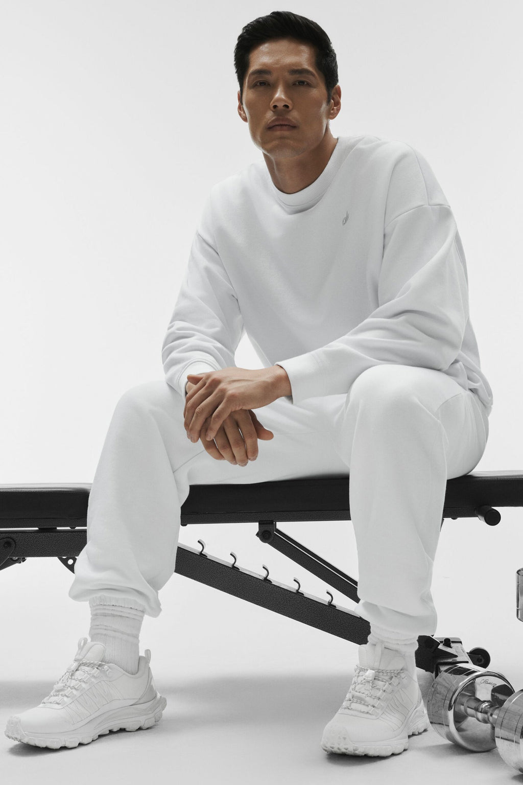 Accolade Crew Neck Pullover - White — photo 5