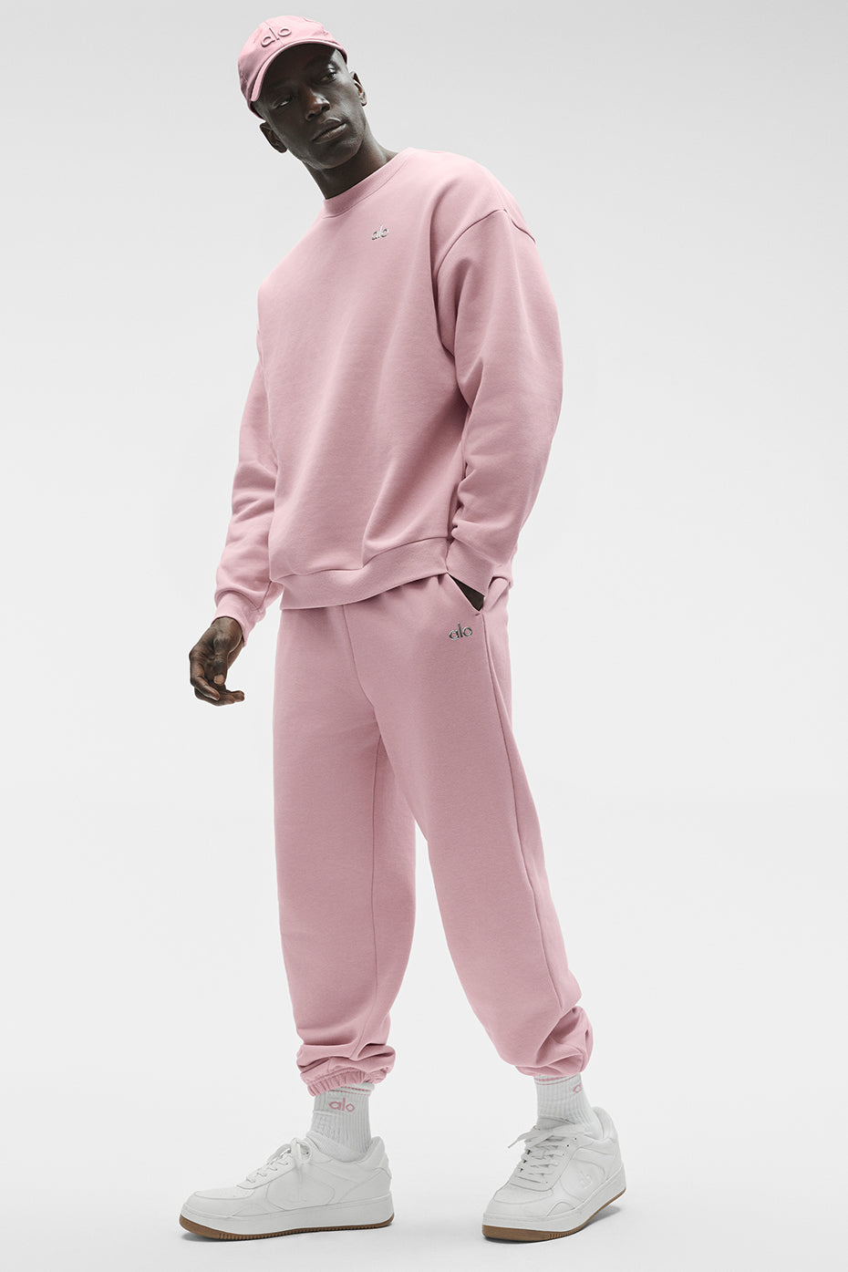 Accolade Crew Neck Pullover - Vintage Pink — photo 5