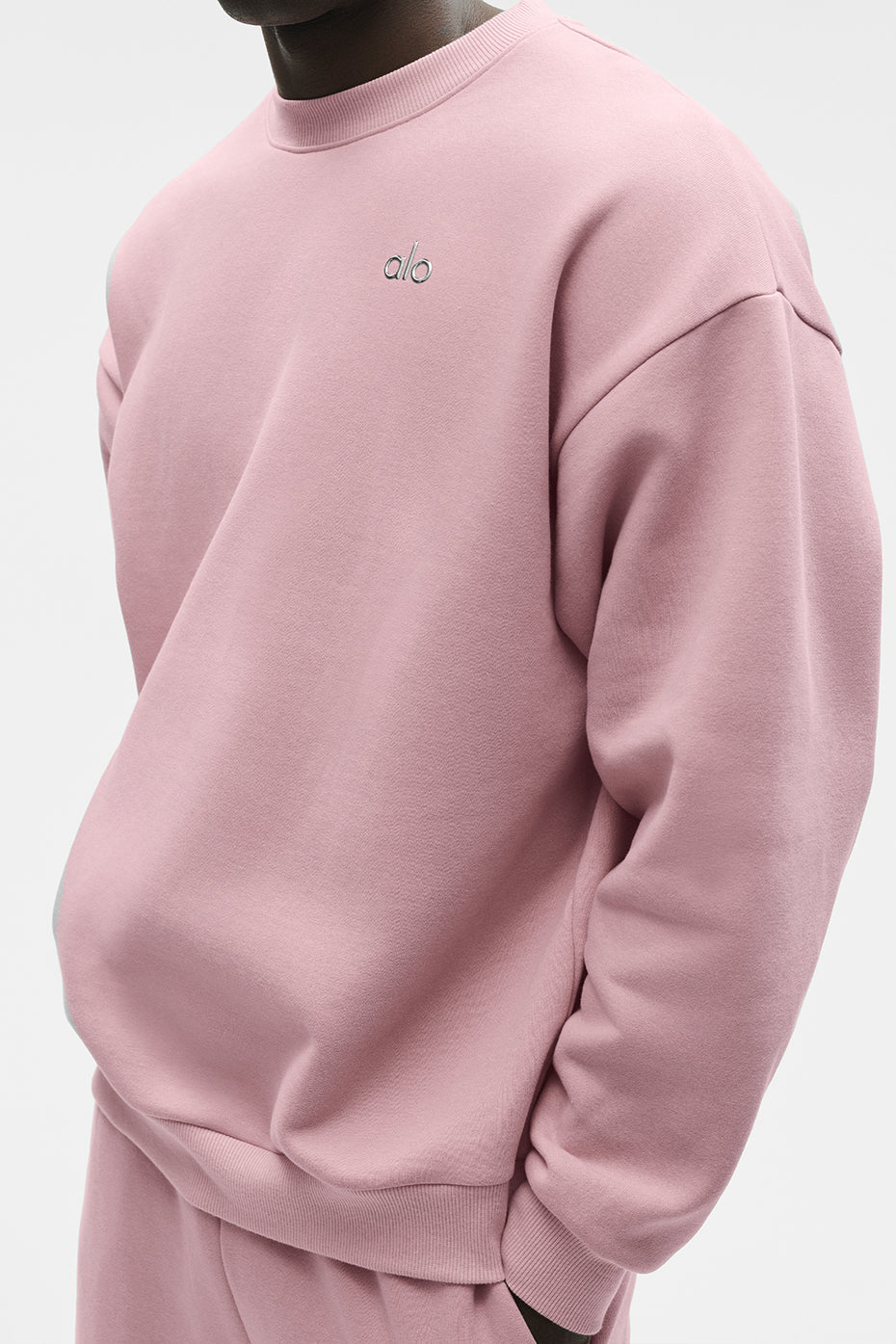 Accolade Crew Neck Pullover - Vintage Pink — photo 3
