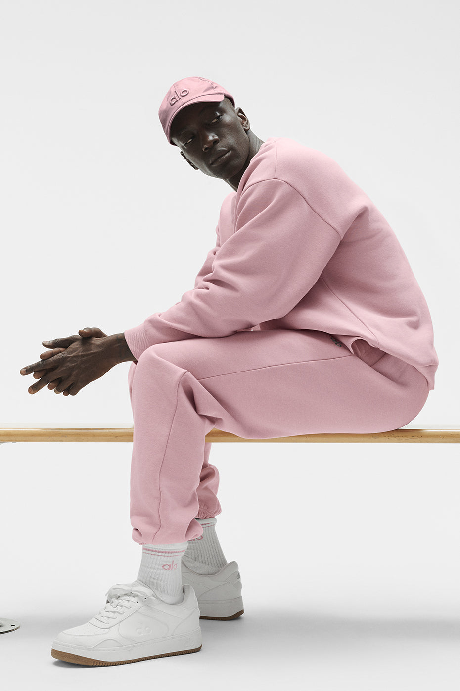 Accolade Crew Neck Pullover - Vintage Pink — photo 4