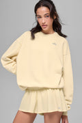 Accolade Crew Neck Pullover - Candlelight Yellow — photo 1