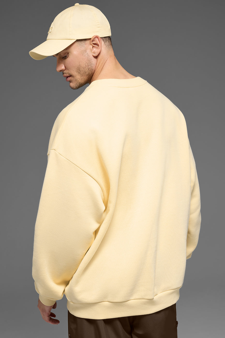 Accolade Crew Neck Pullover - Candlelight Yellow — photo 2