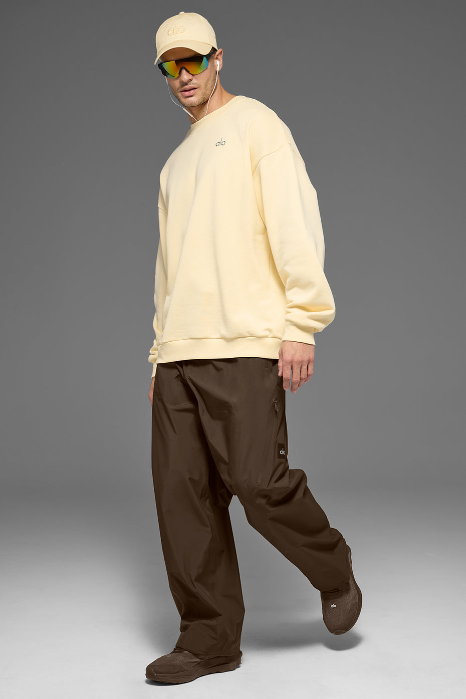 Accolade Crew Neck Pullover - Candlelight Yellow — photo 5