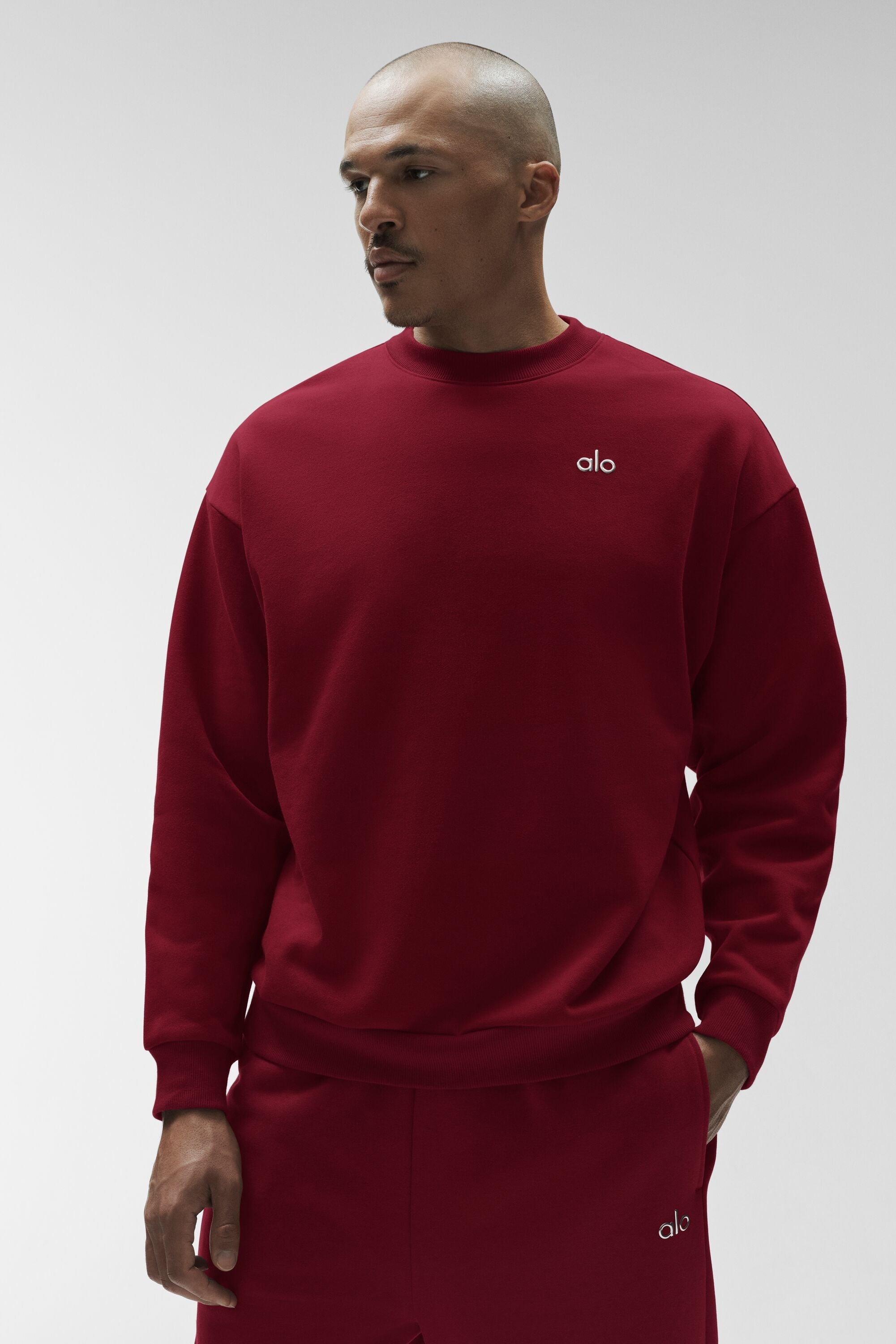 Accolade Crew Neck Pullover - Summer Romance Red — photo 1
