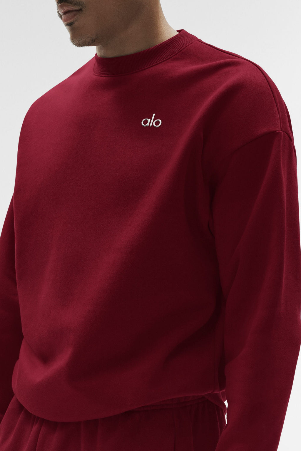 Accolade Crew Neck Pullover - Summer Romance Red — photo 3