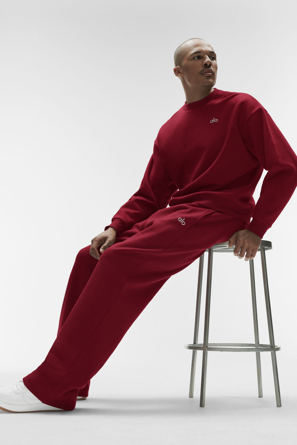 Accolade Crew Neck Pullover - Summer Romance Red — photo 5