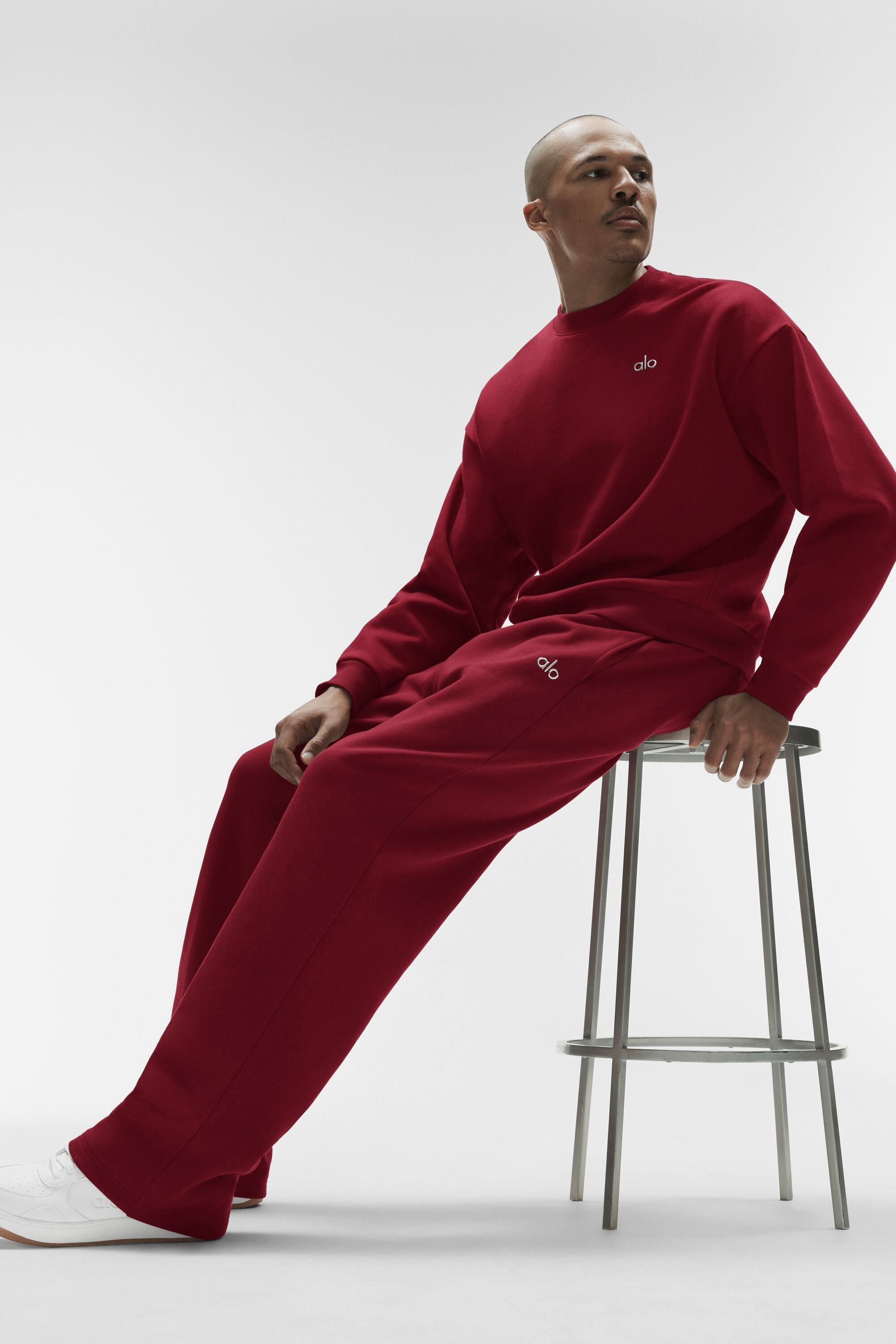 Accolade Crew Neck Pullover - Summer Romance Red — photo 5