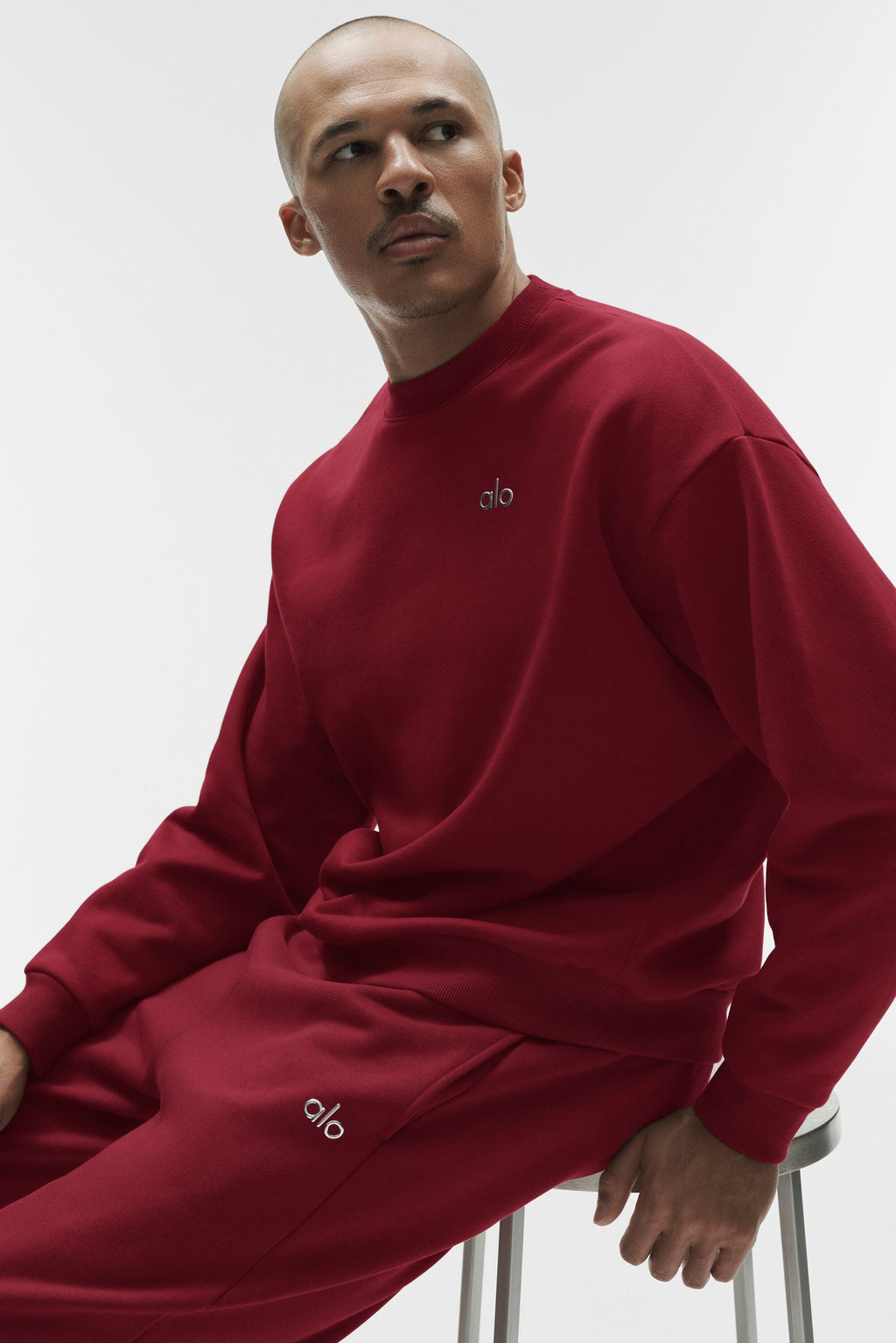 Accolade Crew Neck Pullover - Summer Romance Red — photo 4