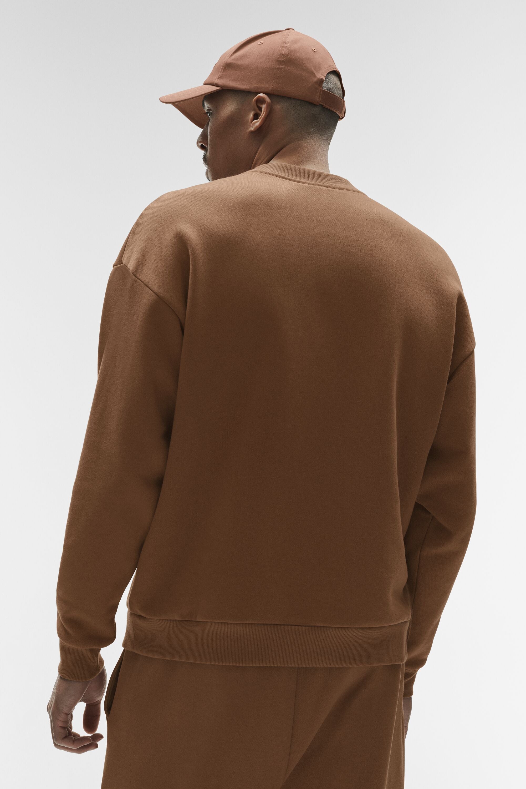 Accolade Crew Neck Pullover - Sun Kissed Brown — photo 2