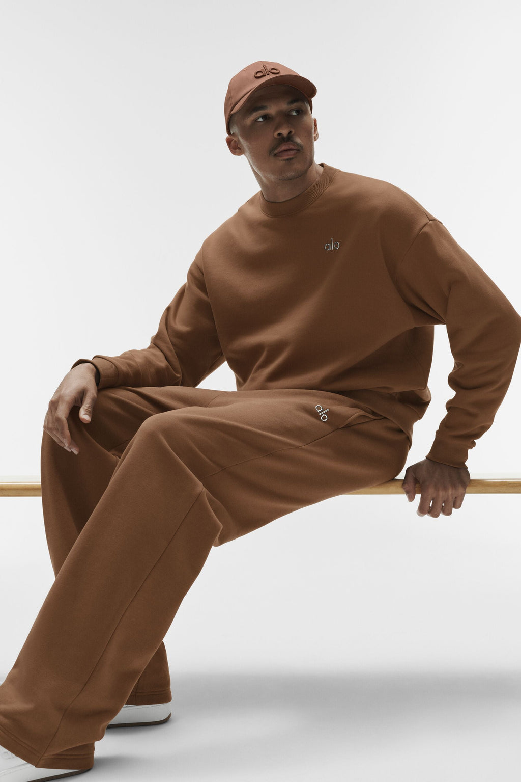Accolade Crew Neck Pullover - Sun Kissed Brown — photo 4