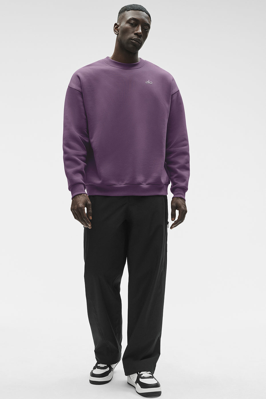 Accolade Crew Neck Pullover - Plum Kiss — photo 5