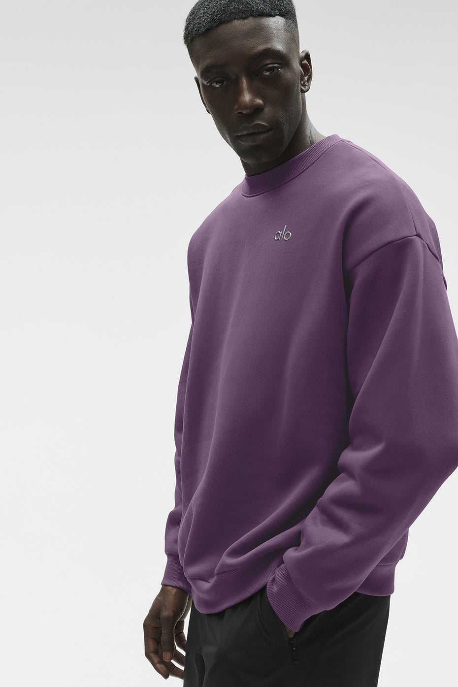 Accolade Crew Neck Pullover - Plum Kiss — photo 4