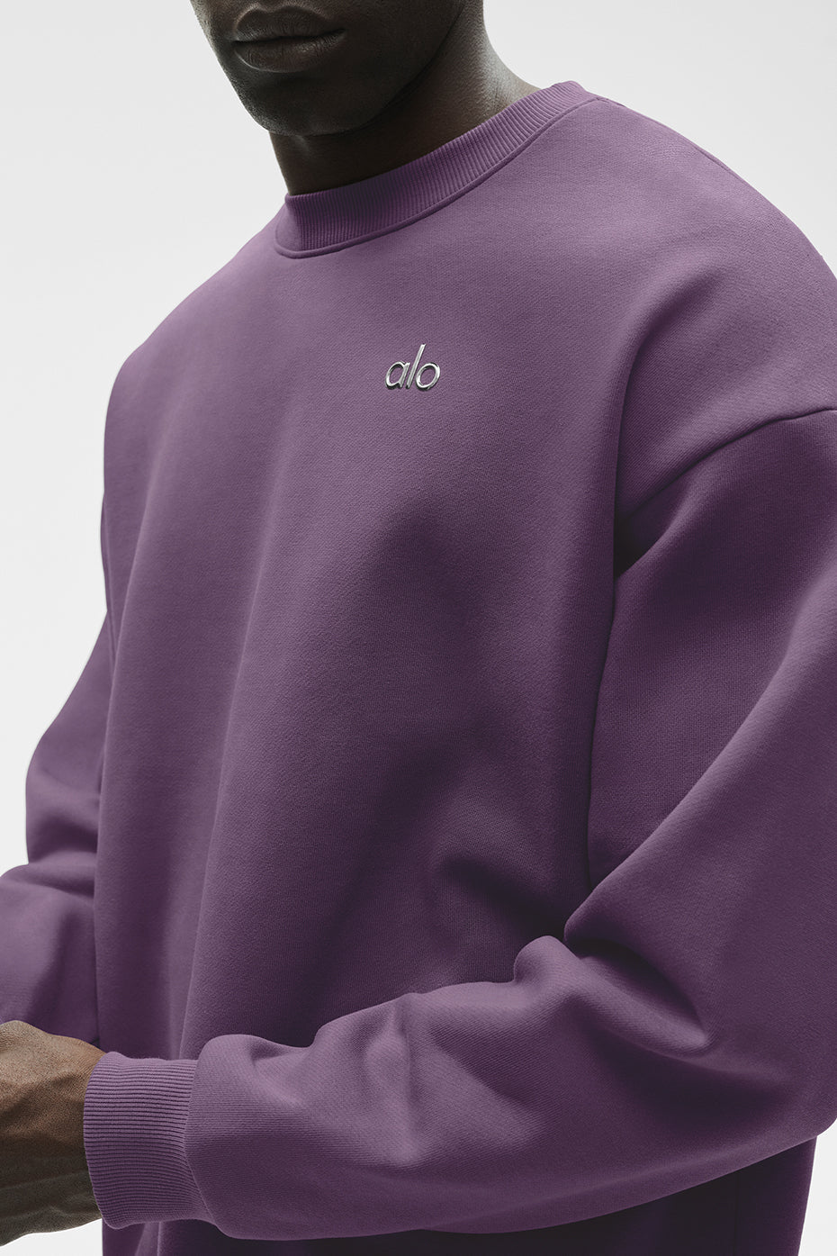 Accolade Crew Neck Pullover - Plum Kiss — photo 3