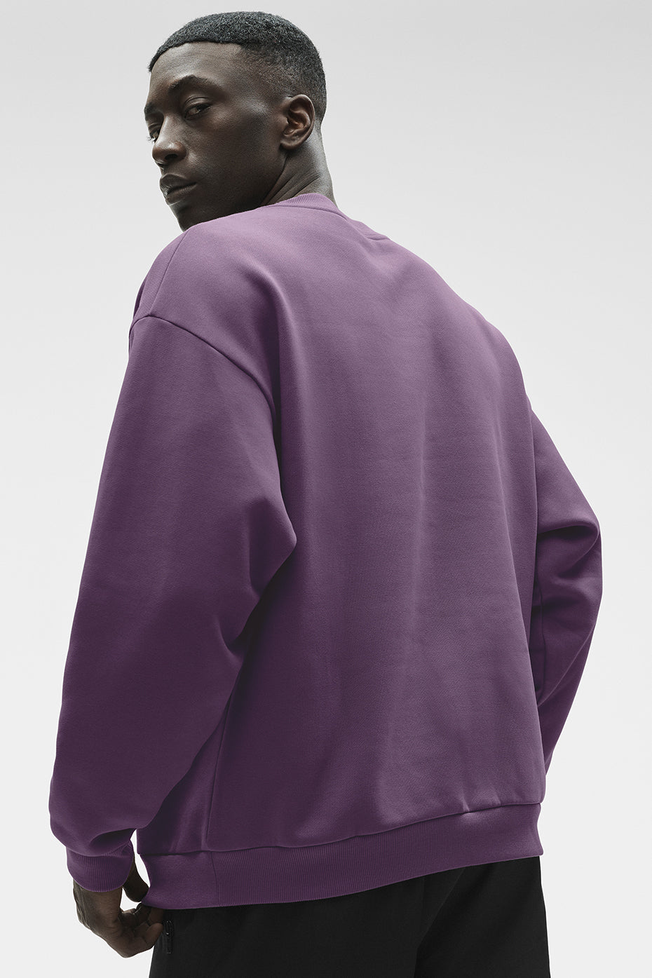 Accolade Crew Neck Pullover - Plum Kiss — photo 2