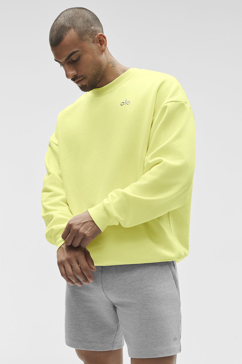 Accolade Crew Neck Pullover - Sunshine — photo 4