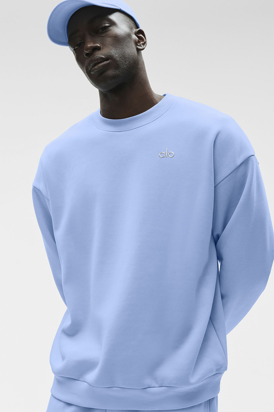 Accolade Crew Neck Pullover - Light Provence Blue — photo 1