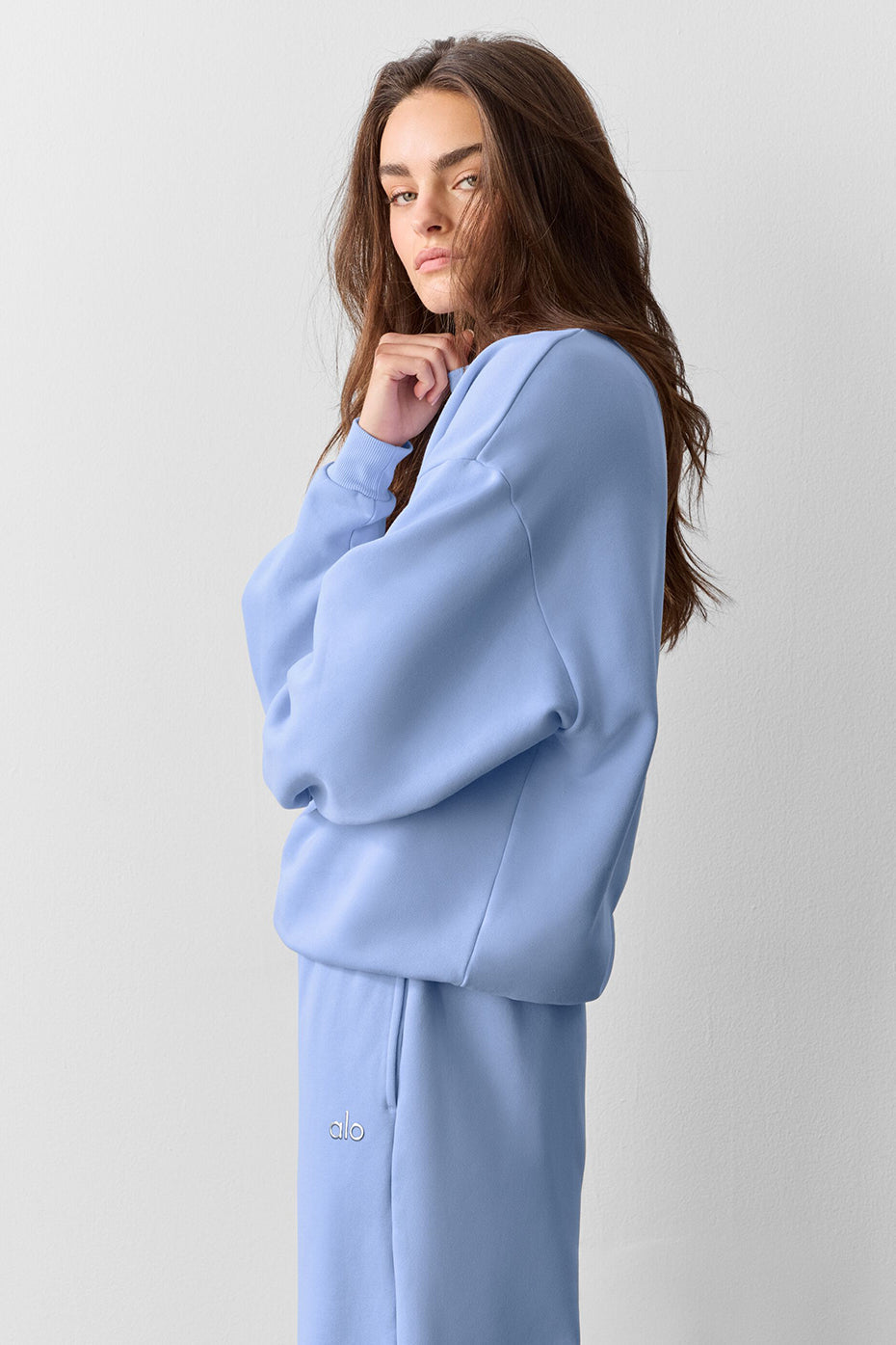 Accolade Crew Neck Pullover - Light Provence Blue — photo 4