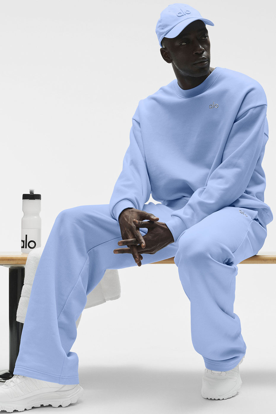Accolade Crew Neck Pullover - Light Provence Blue — photo 4