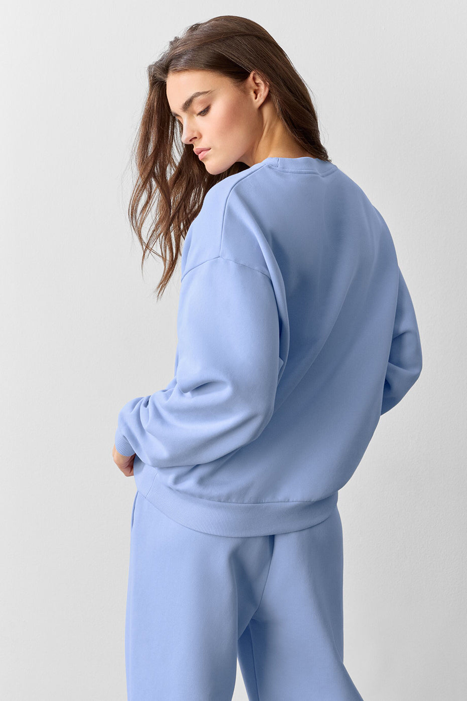 Accolade Crew Neck Pullover - Light Provence Blue — photo 2
