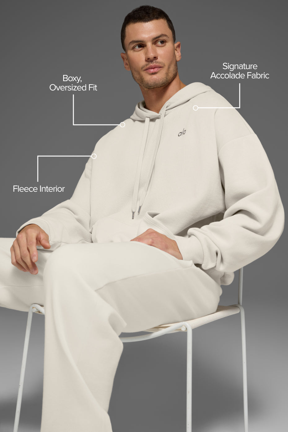 Accolade Hoodie - Bone — photo 2