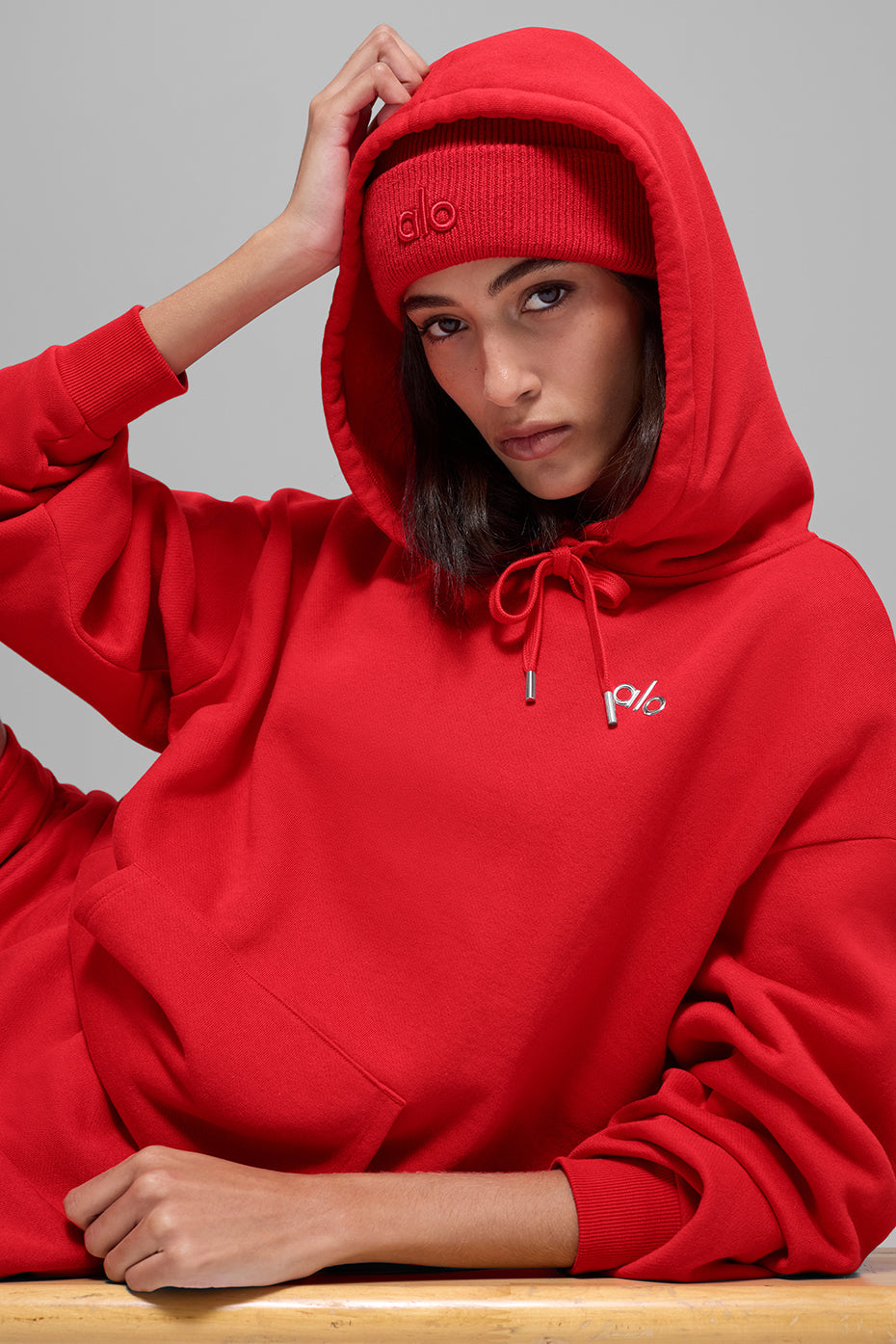 Accolade Hoodie - Bright Red — photo 4