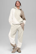 Make Waves Hoodie - Ivory/Bone/Gravel — photo 1