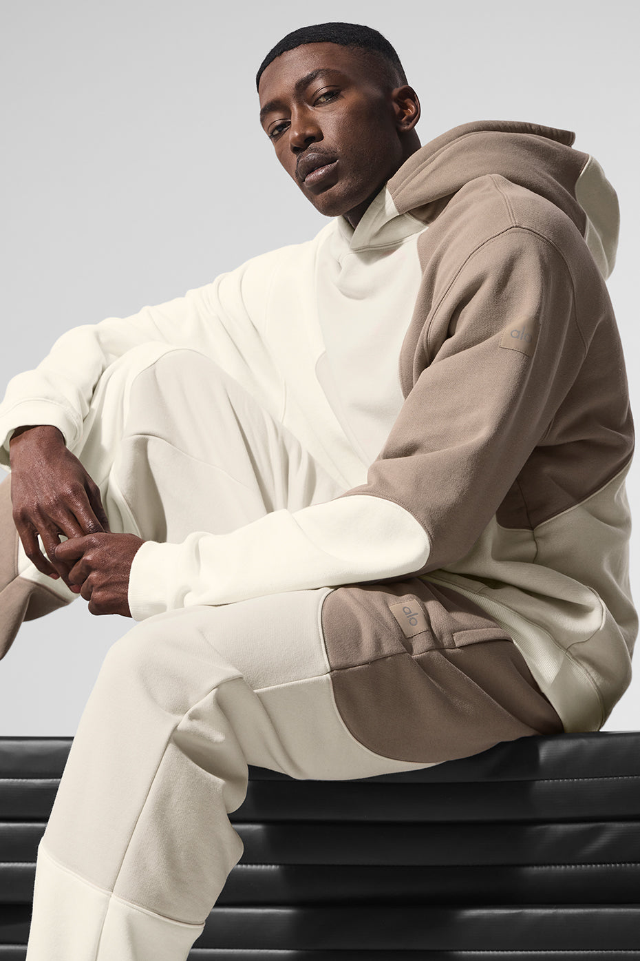 Make Waves Hoodie - Ivory/Bone/Gravel — photo 2