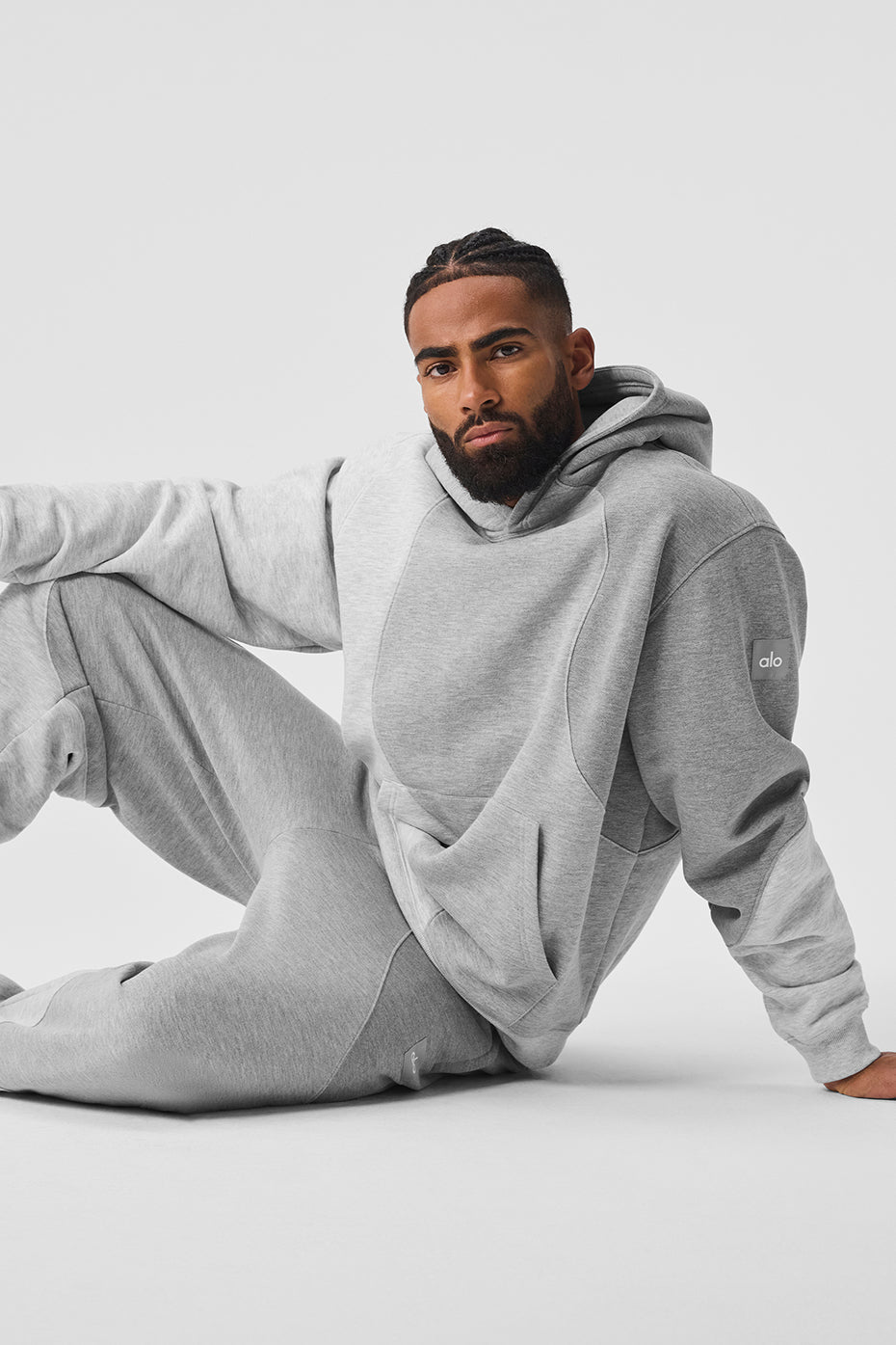 Make Waves Hoodie - Athletic Heather Grey Tonal — photo 5