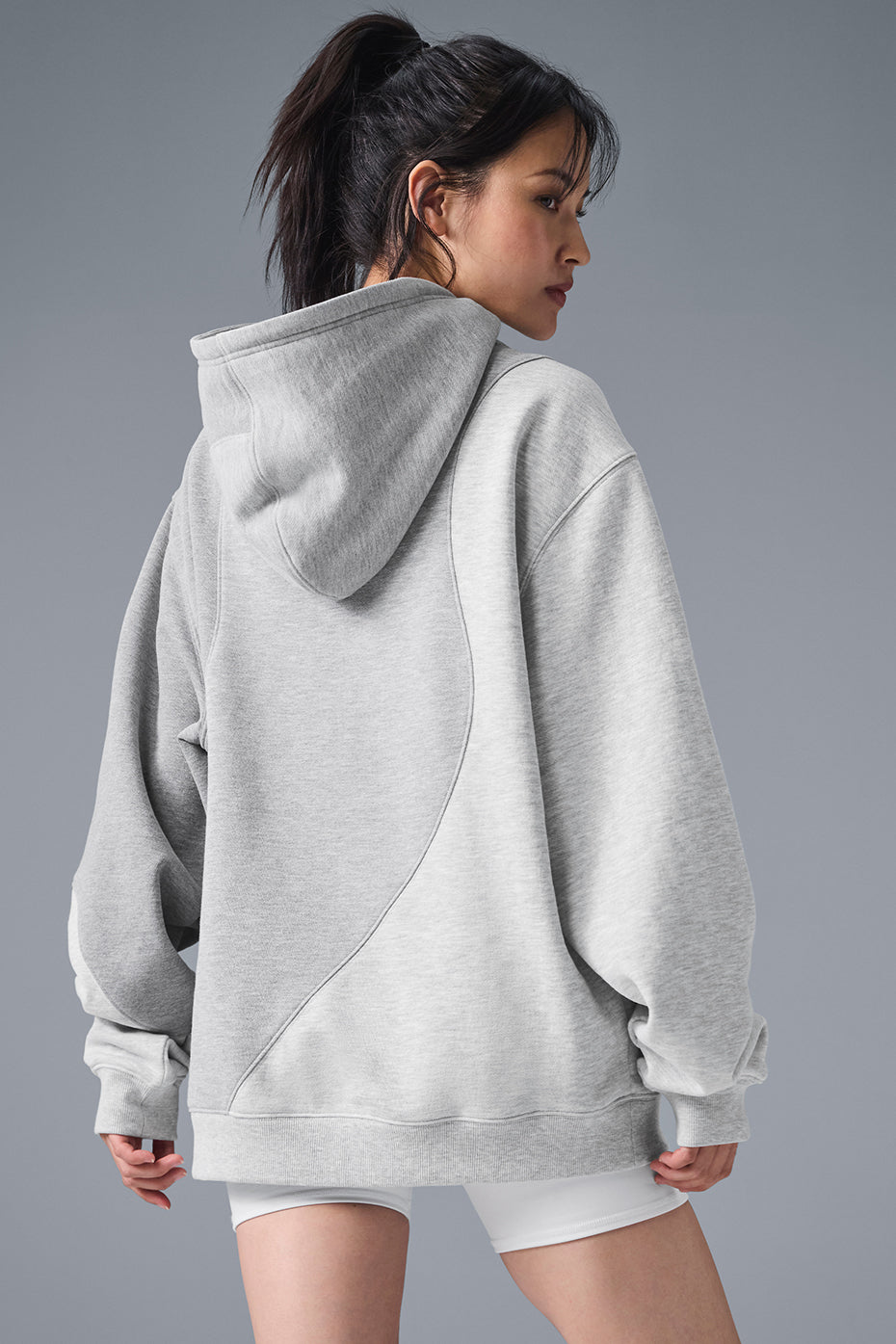 Make Waves Hoodie - Athletic Heather Grey Tonal — photo 2