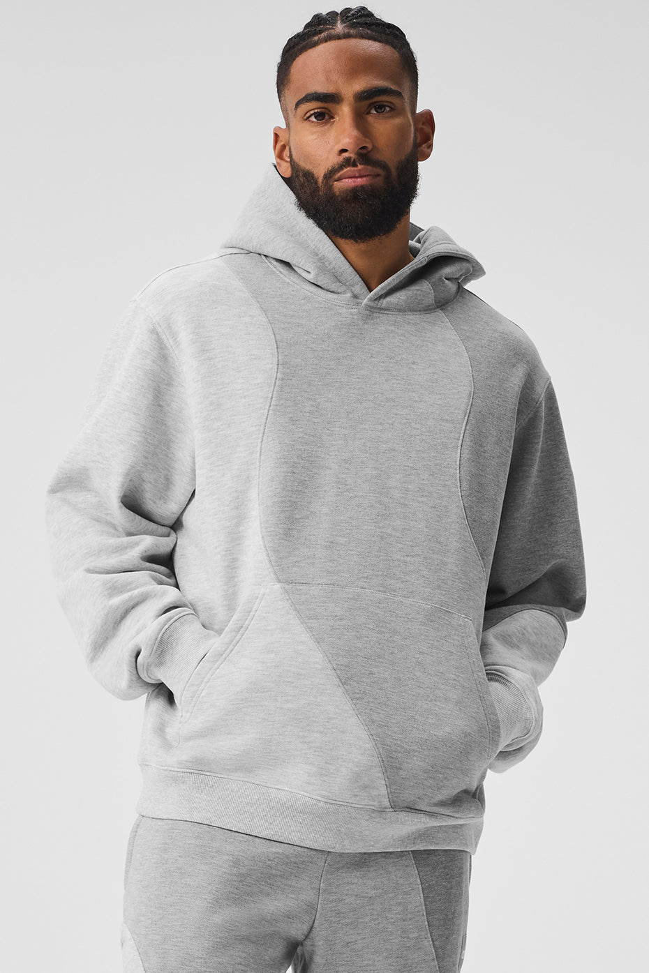 Make Waves Hoodie - Athletic Heather Grey Tonal — photo 1