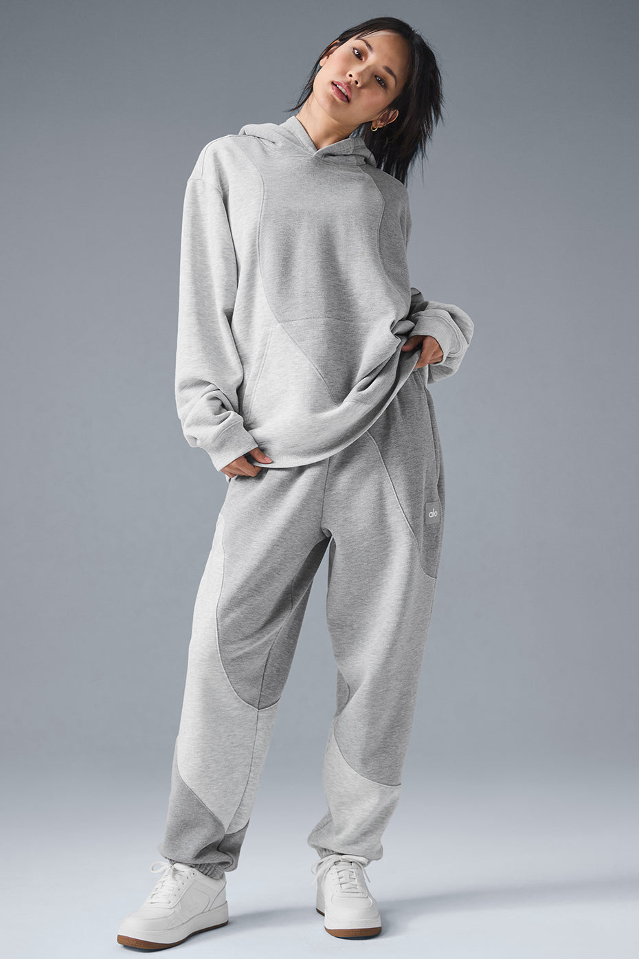Make Waves Hoodie - Athletic Heather Grey Tonal — photo 4