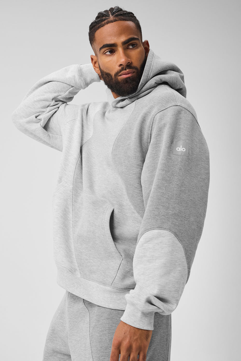 Make Waves Hoodie - Athletic Heather Grey Tonal — photo 3