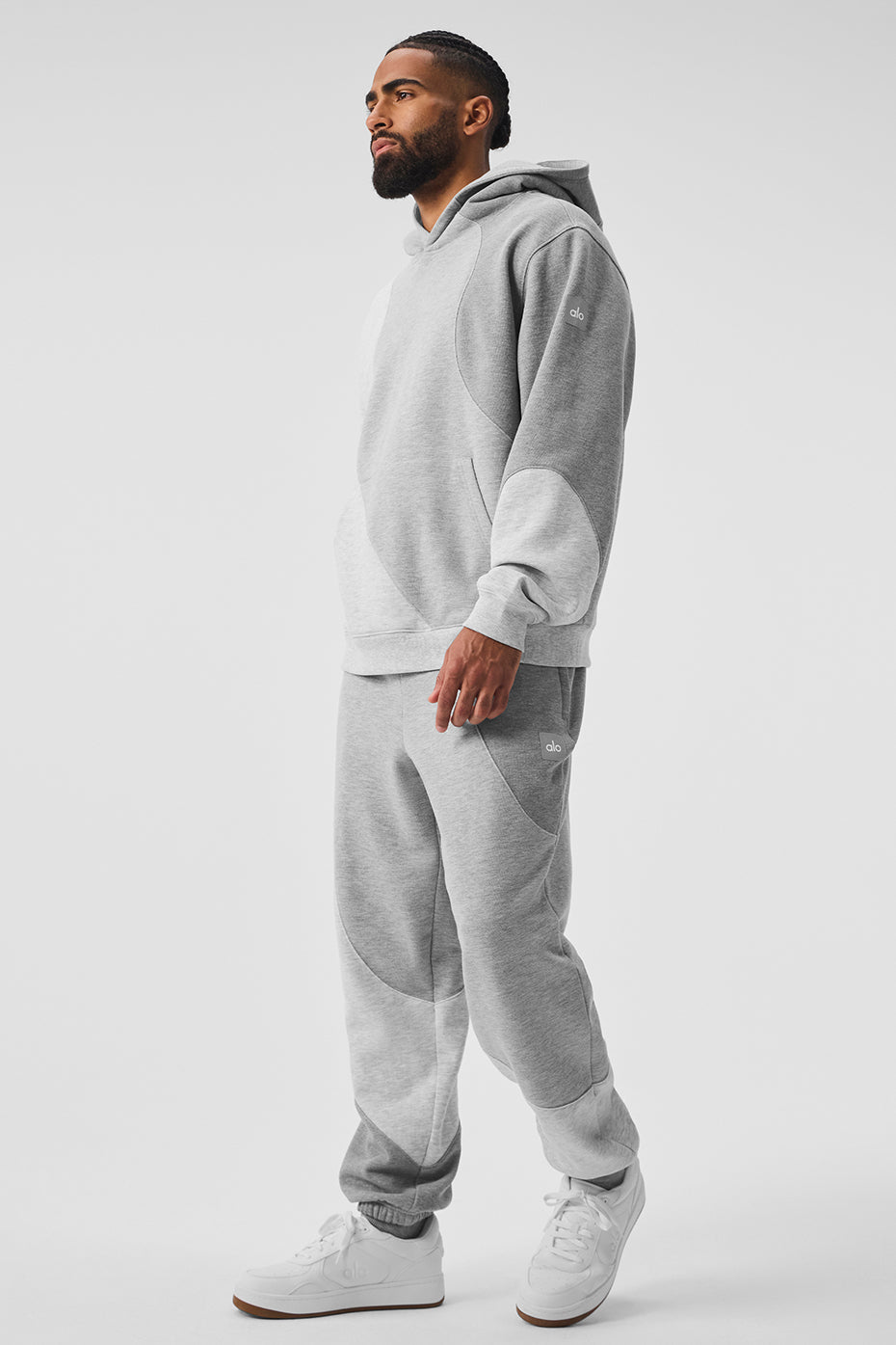 Make Waves Hoodie - Athletic Heather Grey Tonal — photo 4
