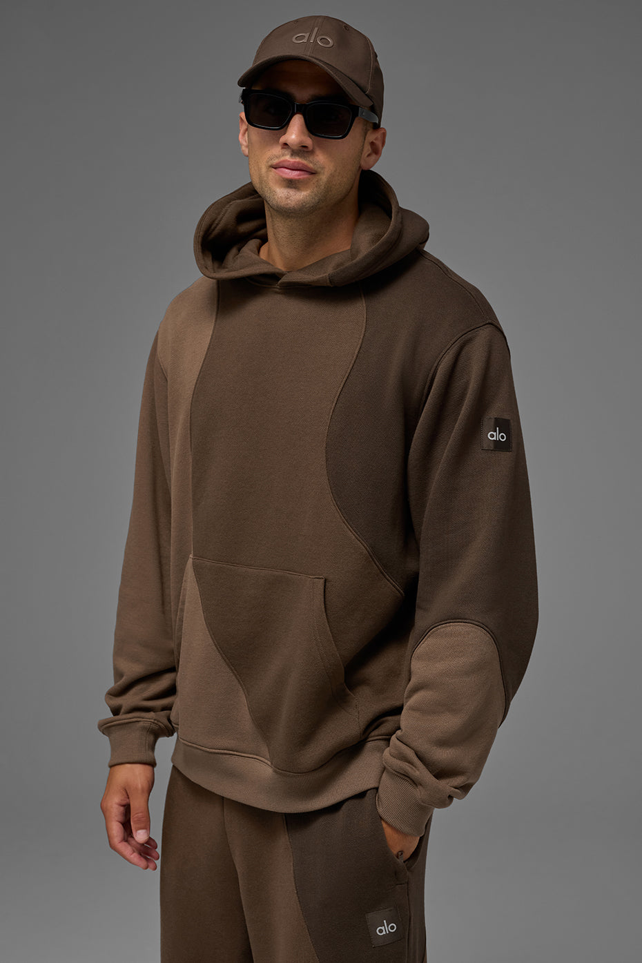 Make Waves Hoodie - Espresso Tonal — photo 1