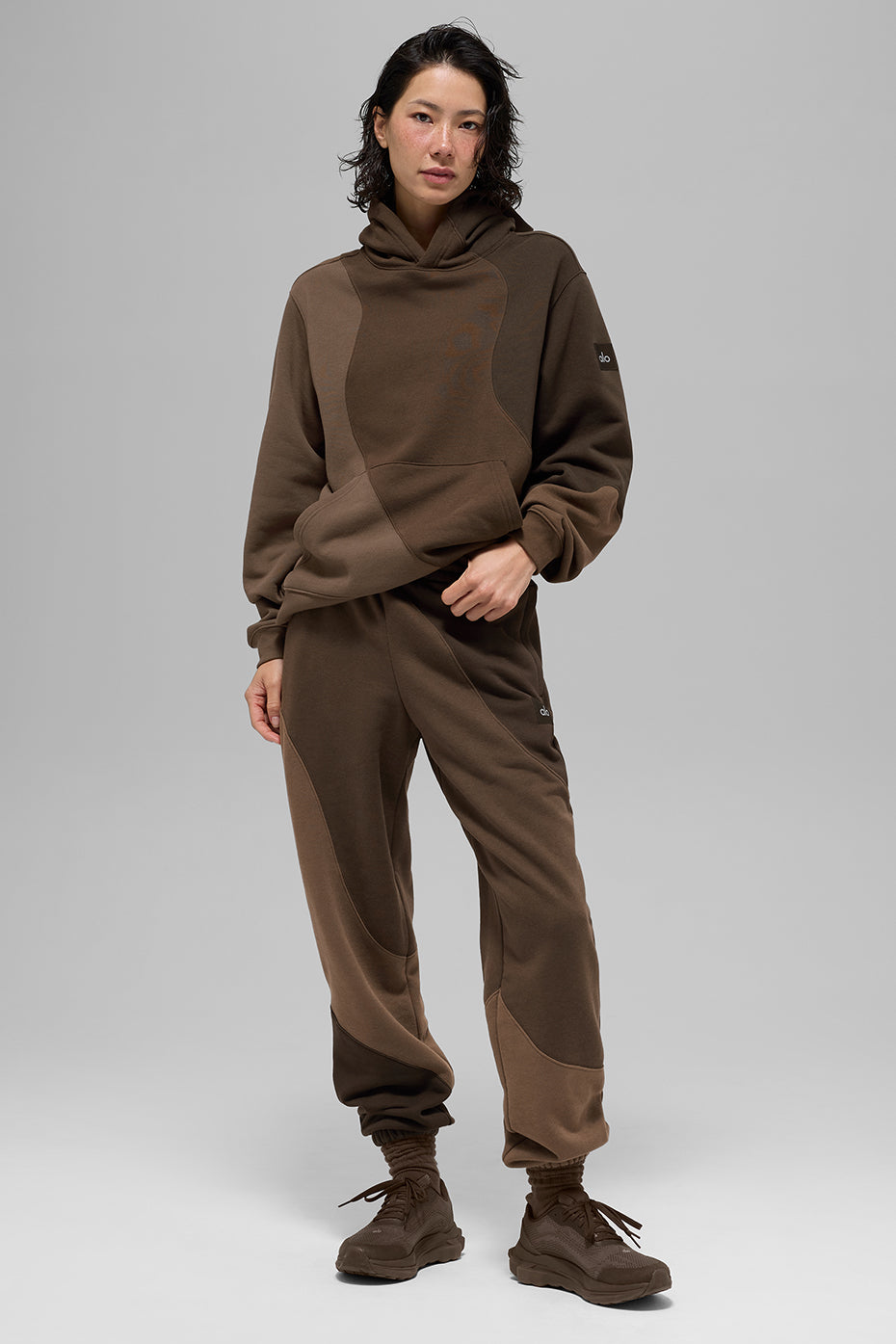 Make Waves Hoodie - Espresso Tonal — photo 4